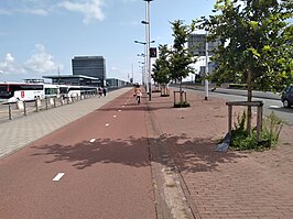 Westelijke helling naar brug 485 (augustus 2021)