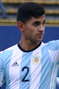 Cristian Romero vuonna 2017.