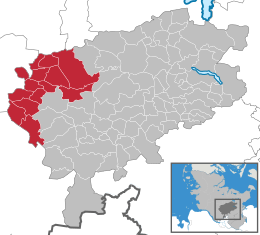 Amt Bad Bramstedt-Land – Mappa