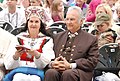 Arnold Rüütel and his wife Ingrid Rüütel at the XXV Estonian Song Festival (Laulupidu) in 2009.