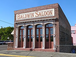 Baldwin Saloon (noin 1877), The Dalles, Oregon