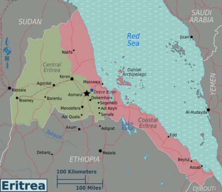 Mappa divisa per regioni