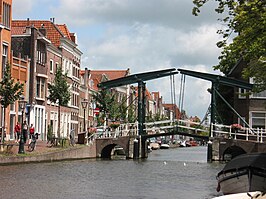 Kerkbrug, Oude Rijn in Leiden