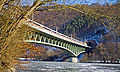 Maintalbrücke Nantenbach, Fachwerk mit Stahlverbundplatte