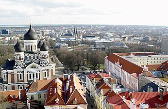 Alexander Nevsky Cathedral and Toompea Castle