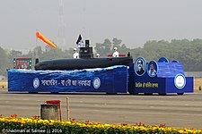 BNS Nabajatra (S161) mockup at Victory Day Parade 2016.