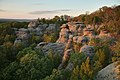 Sunset at Garden of the Gods in Shawnee National Forest