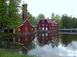 Historische gebouwen van de ijzerfabriek Strömfors