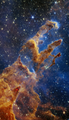 The "Pillars of Creation" captured by JWST NIRCam[14]