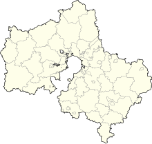 UUDD trên bản đồ Moscow Oblast