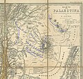 Map of Palestine, 1868, by K.v. Raumer