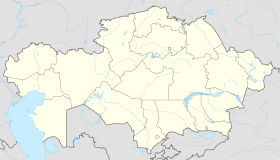 Pavlodar trên bản đồ Kazakhstan