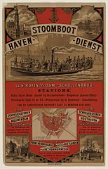 Haven-Stoomboot-dienst van Zur Mühlen & Co., circa 1890