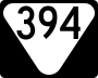 State Route 394 marker