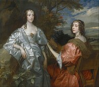 Katherine, Countess of Chesterfield, and Lucy, Countess of Huntingdon, c. 1636–40, oil on canvas, Yale Center for British Art