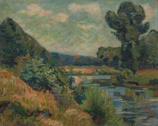 Bords de Marne à Charenton, vers 1895. Cleveland Museum of Art.