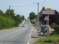 Entrée du village.