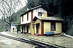 Mega Spileo railway station, May 1997.