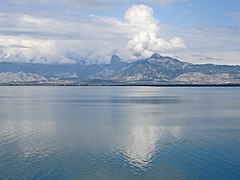 September Der Shkodrasee auf der albanischen Seite