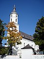 Die Alte Pfarrkirche St. Margaret von Südwesten gesehen