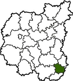 Raion location in Chernihiv Oblast