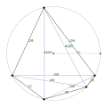 Pentagone de Robbins, de côtés 26, 80, 72, 136 et 154, et d'aire 13 104.