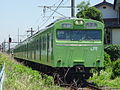 KRL 103-3000 series Jalur Hachiko pada bulan Juni 2004