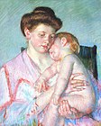 Mary Cassatt, Zaspanka, 1910