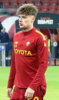 Zalewski in 2023 als speler van AS Roma