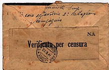 Lettera spedita da un Soldato Italiano, alla propria fidanzata, in provincia di Napoli, 27.09.1941, verificata per la censura