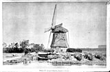 De molen van de Overbraker Binnenpolder.