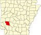 State map highlighting Pike County