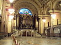 Main Hall, St. George's Hall, Liverpool showing Minton tile floor