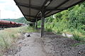 Bahnsteig für die Scheldetalbahn in Dillenburg (2013)