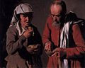 Pareja de campesinos comiendo, de Georges de la Tour.