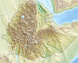 Location of Lake Hayq in Ethiopia.