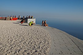 September: Aussichtsplattform am Llogara-Pass hoch über der albanischen Riviera