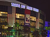 O Tampa Bay Times Forum, durante a Convención Nacional Republicana de 2012.