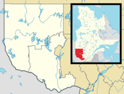 Duhamel is located in Western Quebec