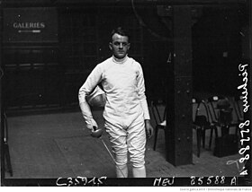 Michel Pécheux en championnat en 1931.