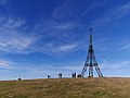 Gipfel des Gorbea mit Gipfelkreuz