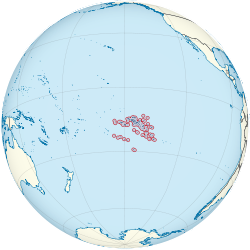 Location o French Polynesie