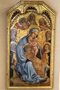 Madonna in trono con Bambino e santi, Ludovico Urbani