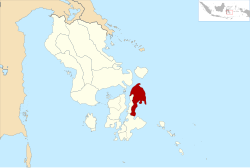 Location within Southeast Sulawesi