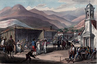 Scenes at a fair in Santiago de Chile, in 1821, by Scharf and Schmidtmeyer. John Carter Brown Library.: 320, 348