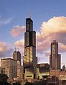 Image 53The Willis Tower (formerly the Sears Tower), the world's tallest building from 1973 to 2004. The tower's innovative bundled tube structure was designed by Bruce Graham and Fazlur Khan. Photo credit: Soakologist (from Portal:Illinois/Selected picture)