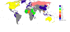 Land hvor Eva og varianter av dette er mye brukt.