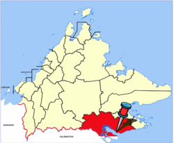 Location of Tawau District