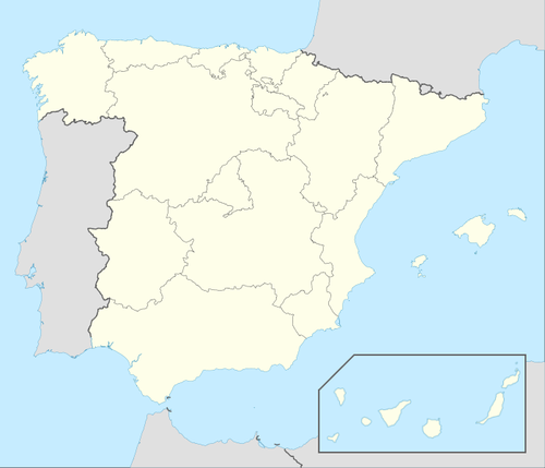 Segunda División de España 1974-75 está ubicado en España