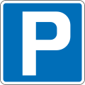 Parking place for vehicles other than medium and heavy goods vehicles, buses, coaches, motor cycles and pedal cycles